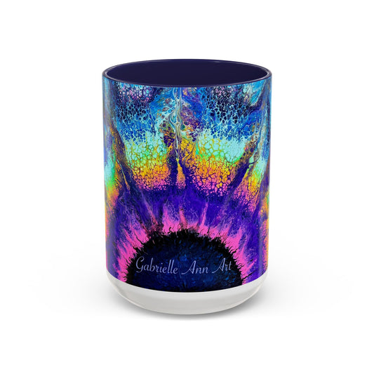 Colorful Artistic Accent Coffee Mug - Unique Gift for Art Lovers, Vibrant Drinkware, Creative Coffee Cup, Party Favor, Home Decor