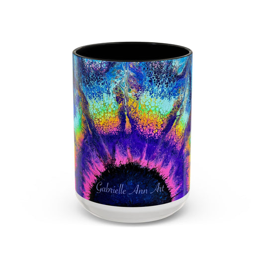 Colorful Artistic Accent Coffee Mug - Unique Gift for Art Lovers, Vibrant Drinkware, Creative Coffee Cup, Party Favor, Home Decor